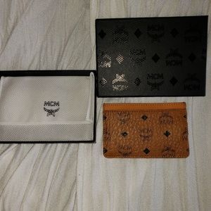 MCM Card Case in Visetos Original